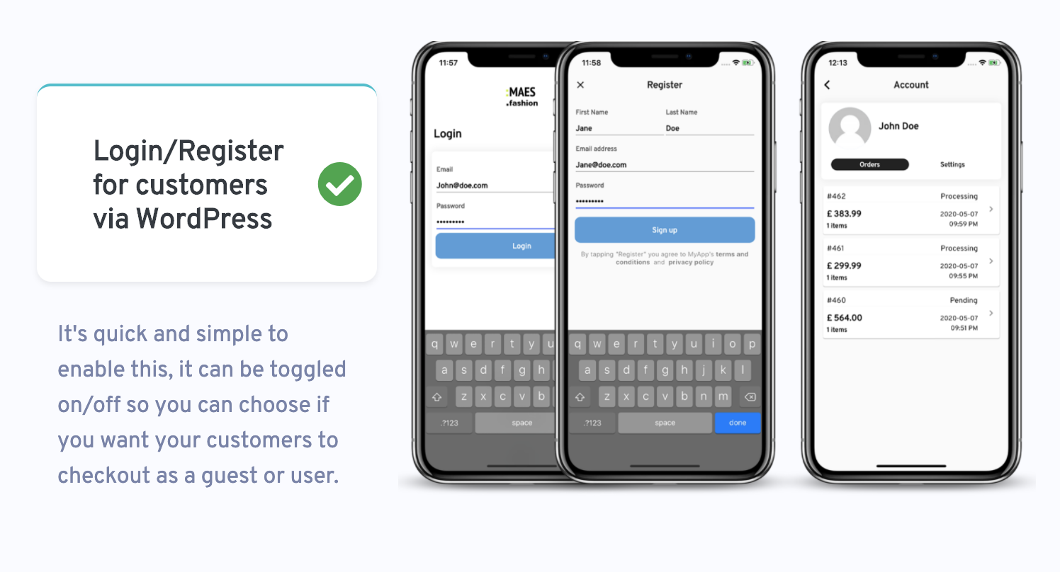 Flutter WooCommerce App Label StoreMax For IOS and Android Stripe - 2