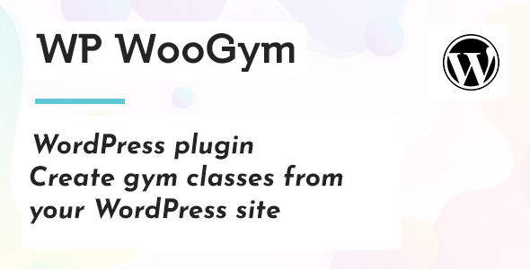 Documentation for WP WooGym WordPress